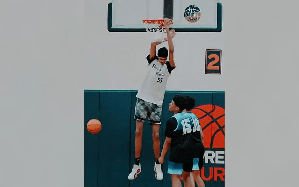 Meet the 7-foot-4-inch teen nicknamed 'Indian Wemby' who dreams of playing in the NBA